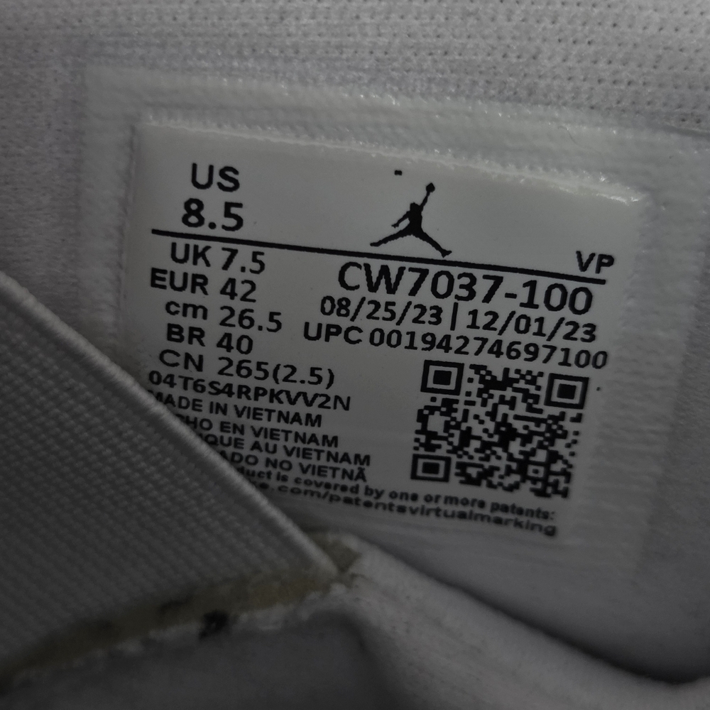 Jordan 6 Rings Blue & White Sneaker Size-8.5 - Picture 13 of 13